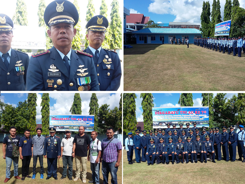 Puncak HUT Ke-70, TNI AU Laksanakan Upacara Peringatan